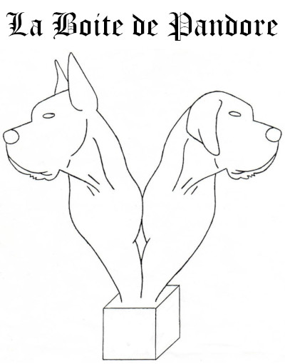 logo de l'�l�vage de dogue allemand de la Boite de Pandore