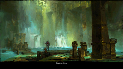 artwork Guild Wars 2, caverne dor�e