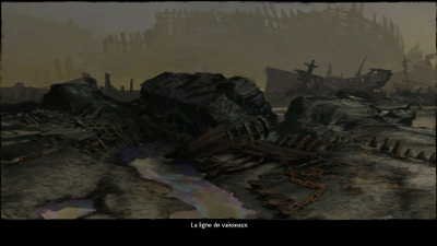 artwork Guild Wars 2, la ligne de vaisseaux