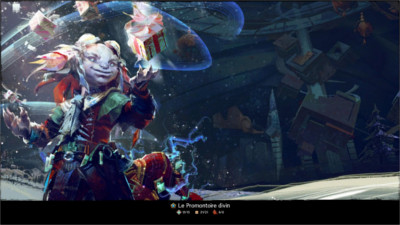 artwork Guild Wars 2, le promontoire divin version Hivernel