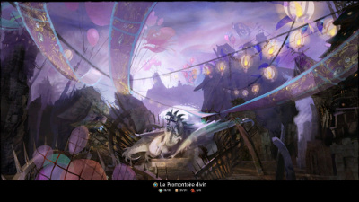 artwork Guild Wars 2, le promontoire divin version le nouvel an chinois