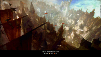 artwork Guild Wars 2, le promontoire divin