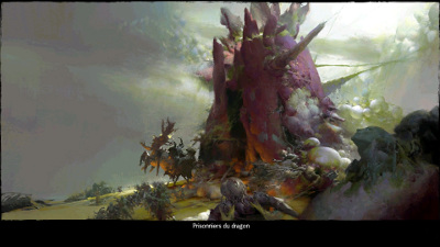 artwork Guild Wars 2, prisonniers du dragon