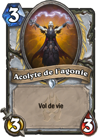 hearthstone, carte Acolyte de l'agonie