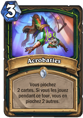 hearthstone, carte Acrobaties