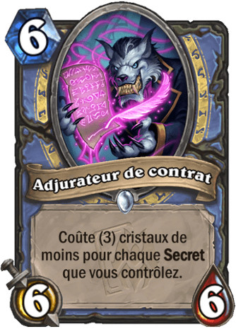 hearthstone, carte Adjurateur de contrat