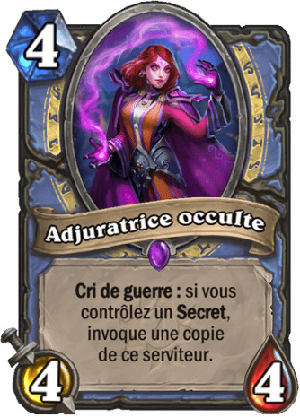 hearthstone, carte Adjuratrice occulte