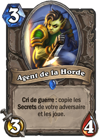 hearthstone, carte - Agent de la Horde
