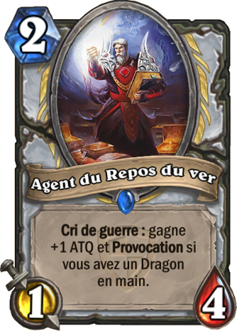 hearthstone, carte Agent du Repos du ver