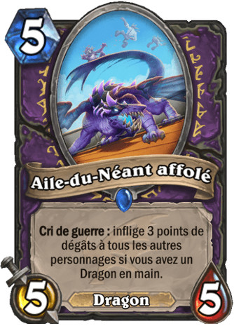 hearthstone, carte - Aile-du-N�ant affol�