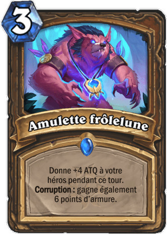 hearthstone, carte Amulette fr�telune