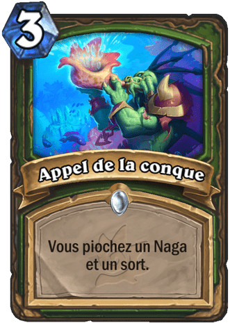 hearthstone, carte Appel de la conque