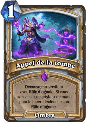 hearthstone, carte - Appel de la tombe