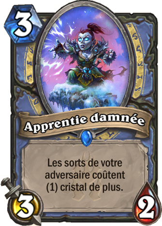 hearthstone, carte Apprentie damn�e