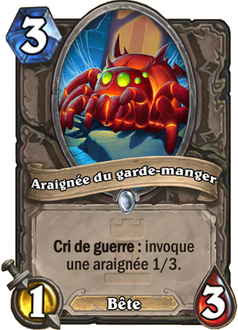 hearthstone, carte Araign�e du garde-manger