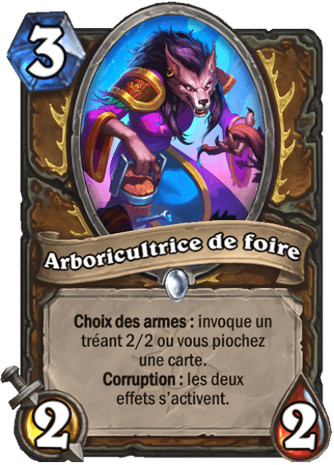 hearthstone, carte Arboricultrice de foire
