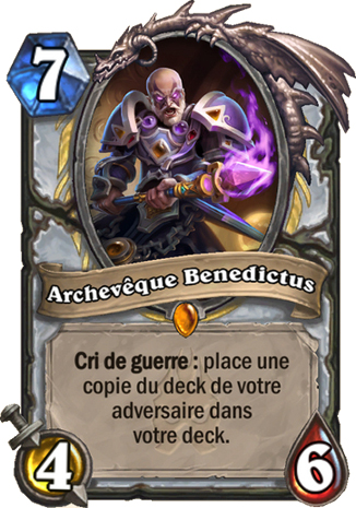 hearthstone, carte Archev�que Benedictus