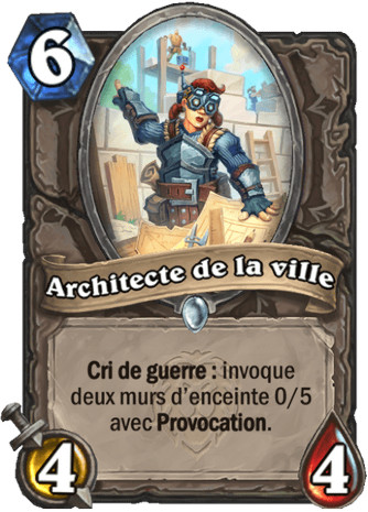 hearthstone, carte - Architecte de la ville
