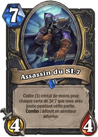 hearthstone, carte - Assassin du SI:7