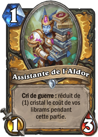 hearthstone, carte - Assistante d'Aldor