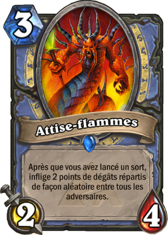 hearthstone, carte attise-flammes