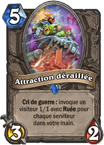 hearthstone, carte Attraction d�raill�e