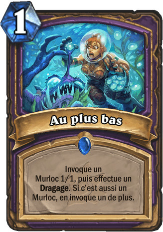 hearthstone, carte Au plus bas