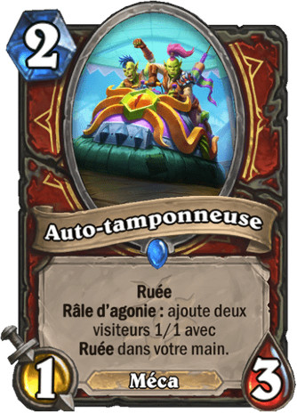 hearthstone, carte Auto-tamponneuse