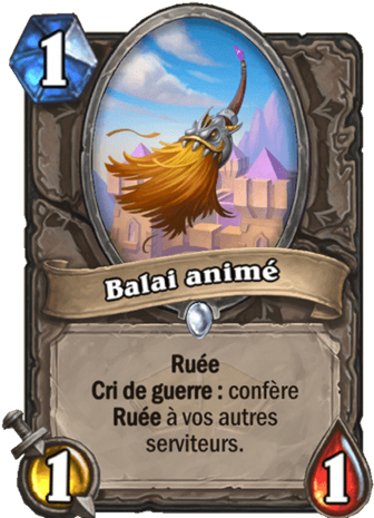 hearthstone, carte Balai