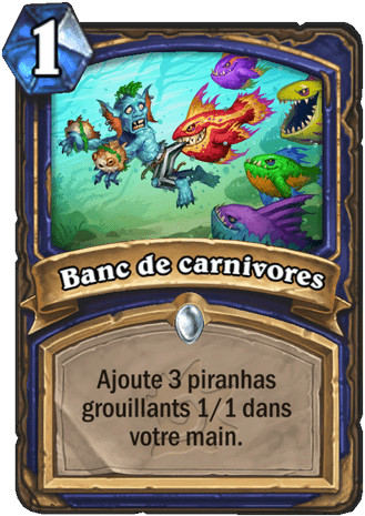 hearthstone, carte Banc de carnivores
