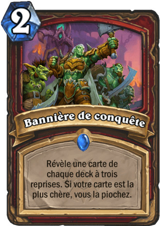 hearthstone, carte Banni�re de conqu�te