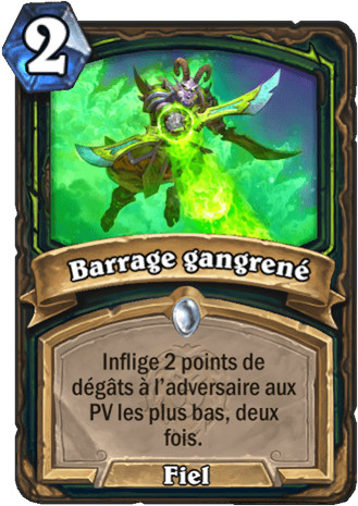 hearthstone, carte - Barrage gangren�