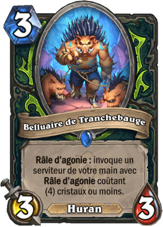 hearthstone, carte - Belluaire de tranchebauge