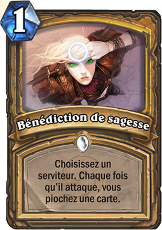 hearthstone, carte B�n�diction de sagesse