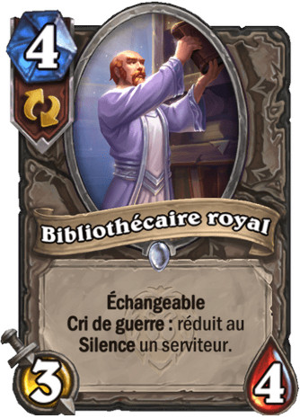 hearthstone, carte - Biblioth�caire royal