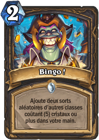 hearthstone, carte Bingo !