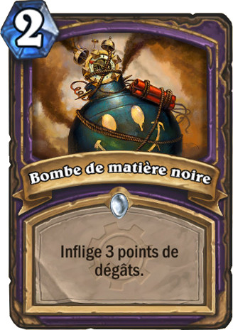 hearthstone, carte bombe de mati�re noire
