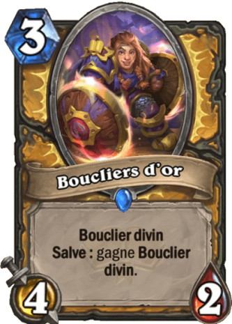 hearthstone, carte Bouclier d'or