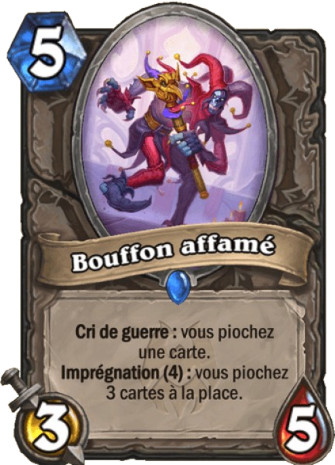 hearthstone, carte Bouffon affam�