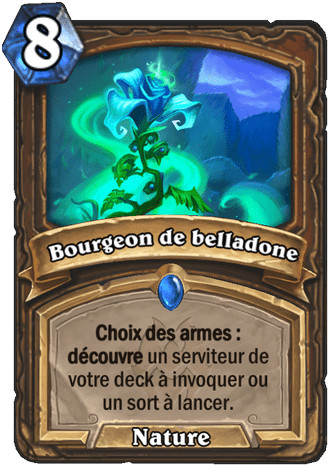 hearthstone, carte Bourgeon de belladone
