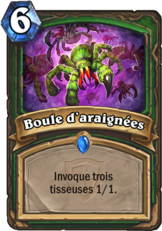 hearthstone, carte Boule d'araign�es