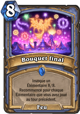 hearthstone, carte Bouquet final