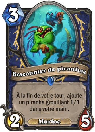 hearthstone, carte Braconnier de piranhas