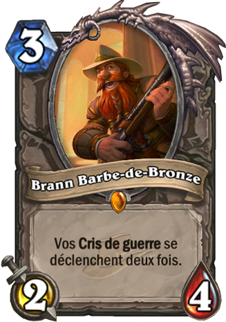 hearthstone, carte Brann barbe de bronze