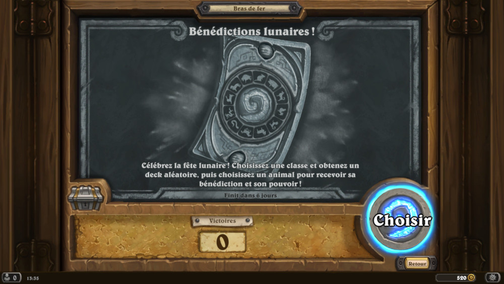 Bras de fer Hearthstone, B�n�dictions lunaires !