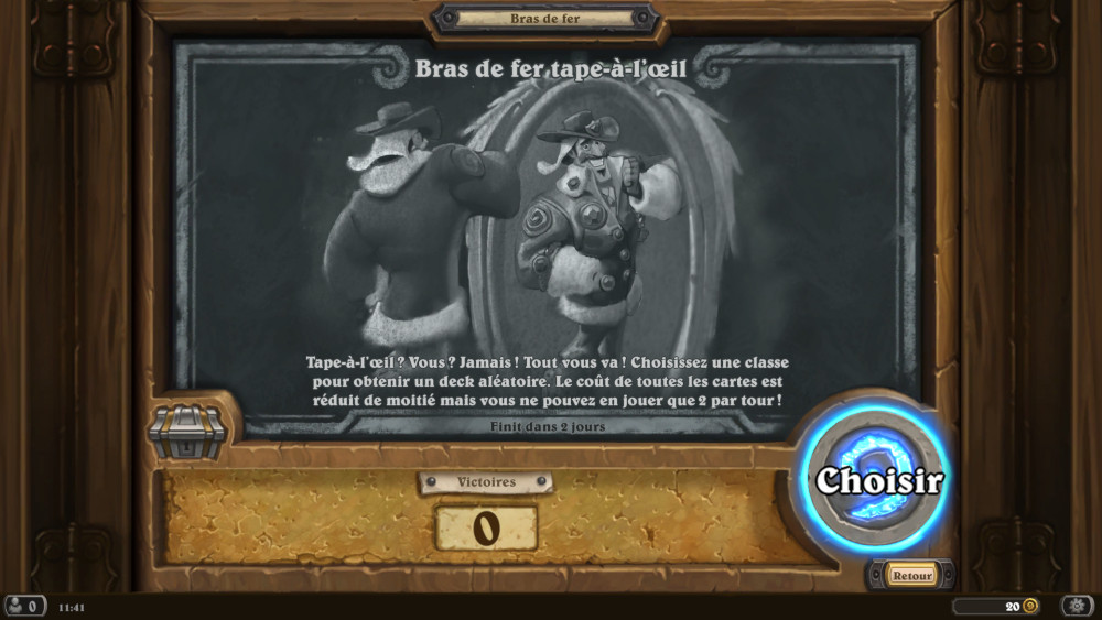 Bras de fer Hearthstone, bras de fer tape-�-l'oeil