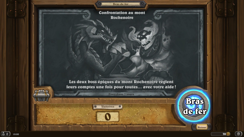 Bras de fer Hearthstone, Confrontation au mont Rochenoire