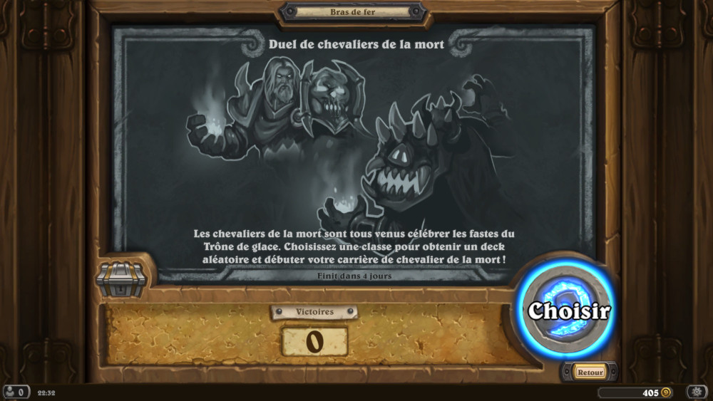 Bras de fer Hearthstone, duel de chevaliers de la mort