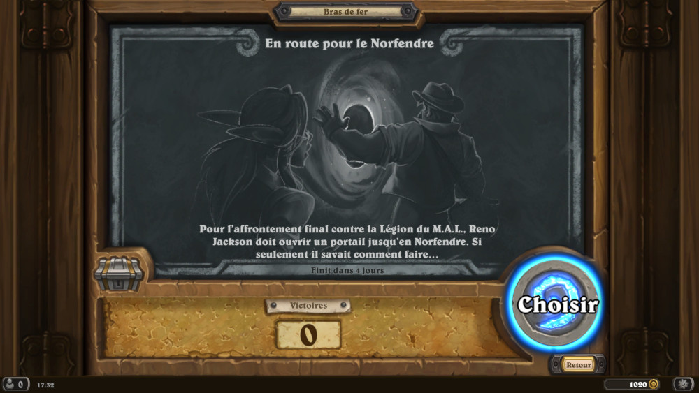 Bras de fer Hearthstone, en route pour le Norfendre