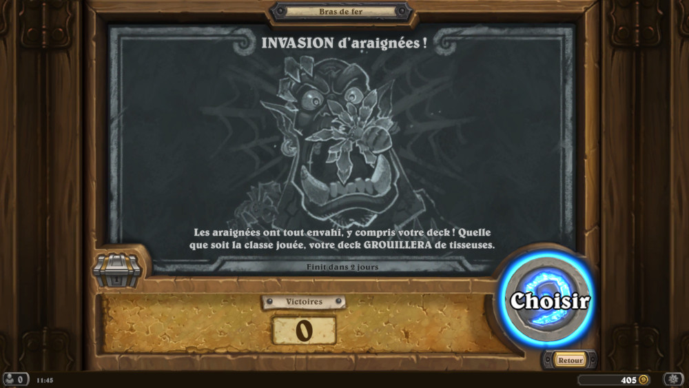 Bras de fer Hearthstone, INVASION d'araign�es !